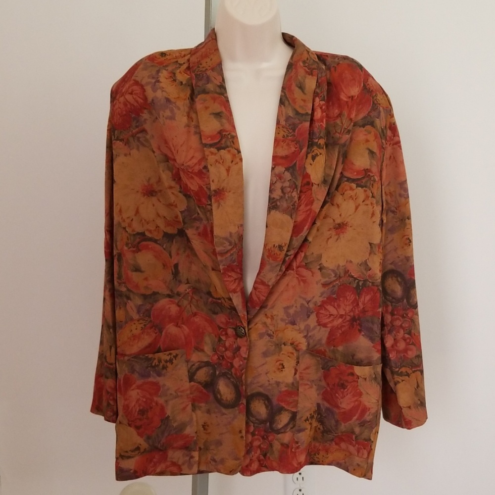 Craig Clothing Company Floral Blazer Size Medium